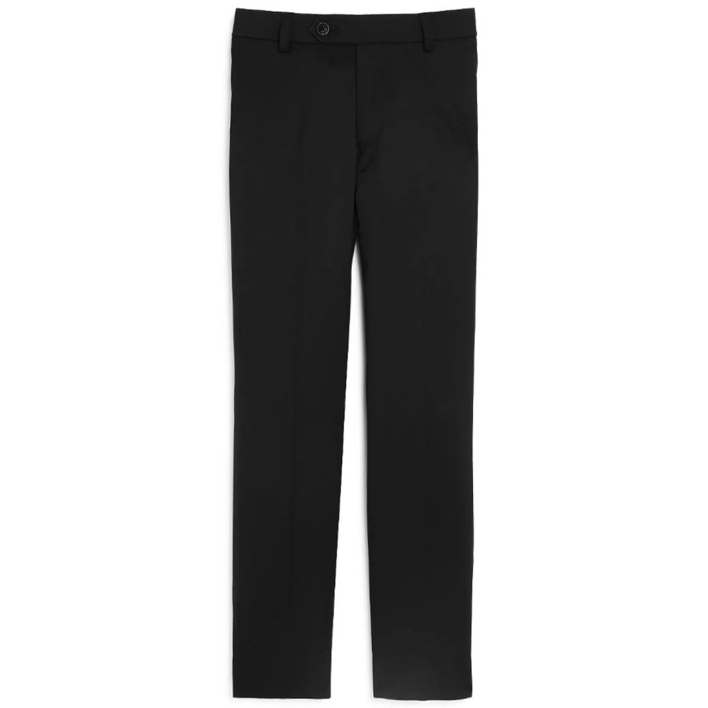 NEW Michael Kors Big Kid Boy Wool Black Pleated Dress Trouser Formal Pants